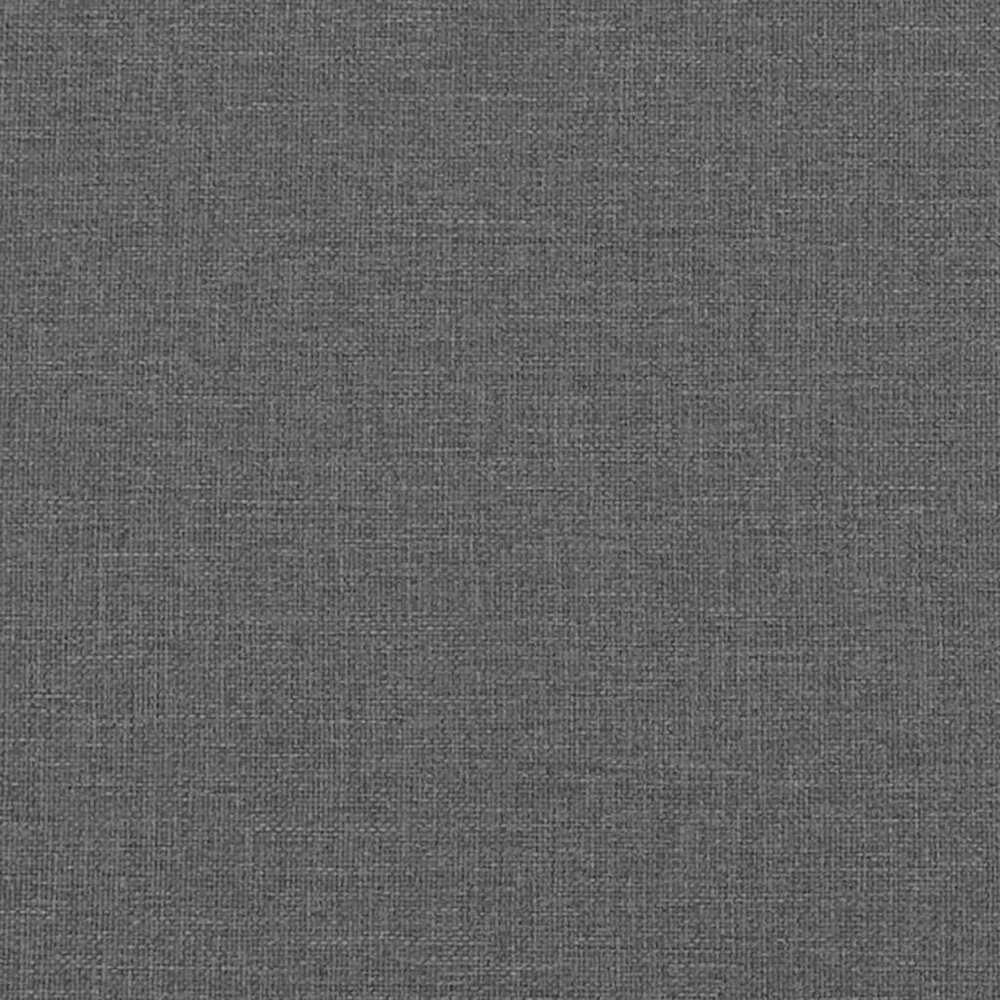 Eetkamerstoel 62x59,5x100,5 cm stof donkergrijs