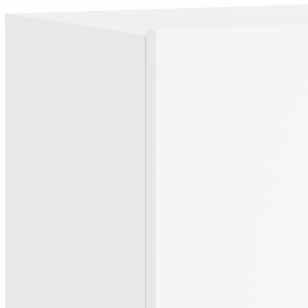 Tv-meubels 2 st wandgemonteerd 80x30x41 cm wit