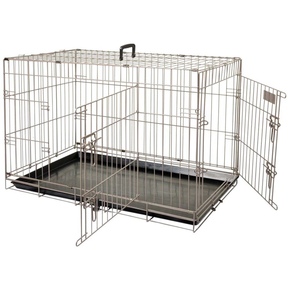 Bench Ebo 92x56x64 cm metallic bruin 5175782