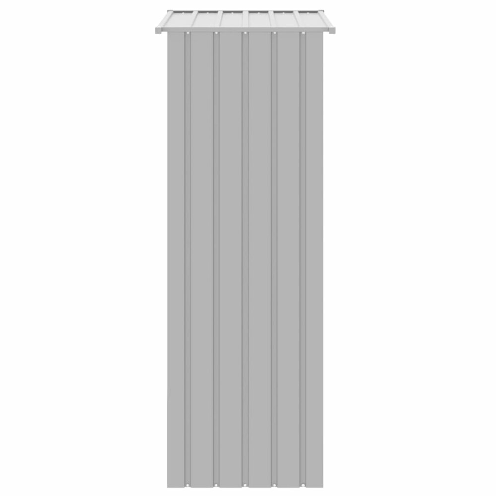Vogelkooi 215x78x200 cm gegalvaniseerd staal grijs