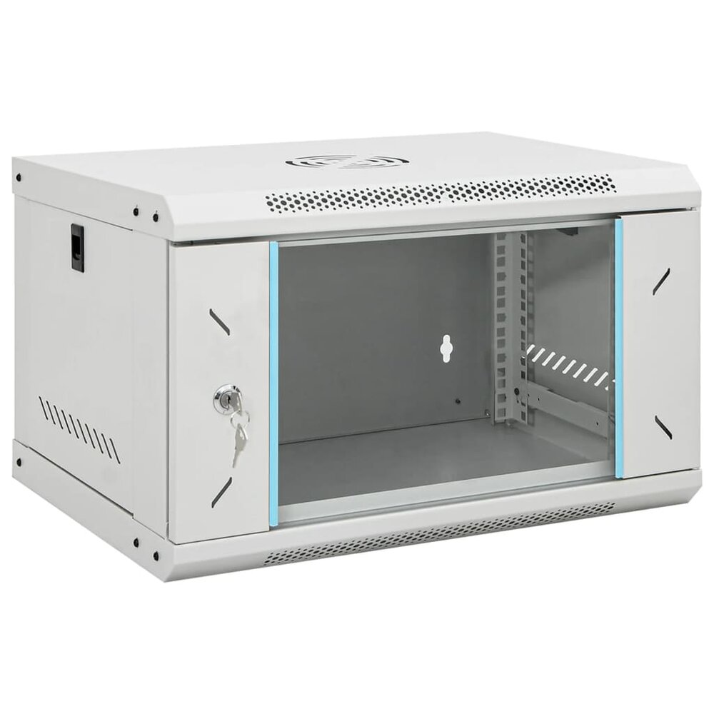 Netwerkkast wandgemonteerd 6U 19&amp;quot; IP20 53x40x30 cm
