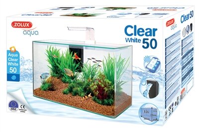 Zolux Aquarium Clear Kit Zwart 32 LTR 50X25X38 CM