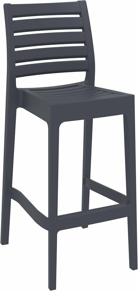 Siesta Ares Stapelbare Barkruk 75 Cm Donkergrijs (Per 2 Stuks)