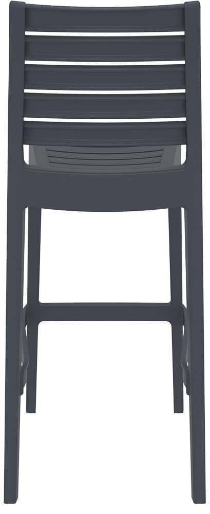 Siesta Ares Stapelbare Barkruk 75 Cm Donkergrijs (Per 2 Stuks)