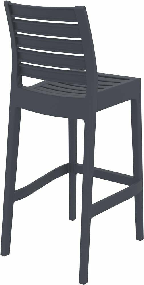 Siesta Ares Stapelbare Barkruk 75 Cm Donkergrijs (Per 2 Stuks)