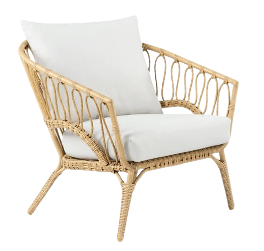 The Outsider Poppy Loungestoel Acaciahout Wicker