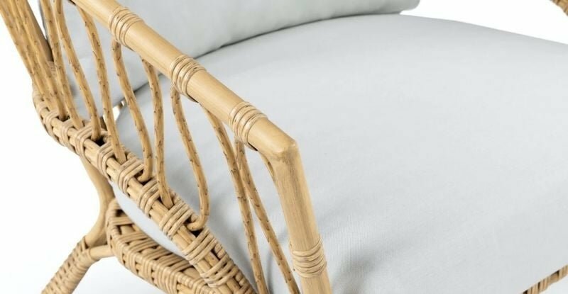 The Outsider Poppy Loungestoel Acaciahout Wicker