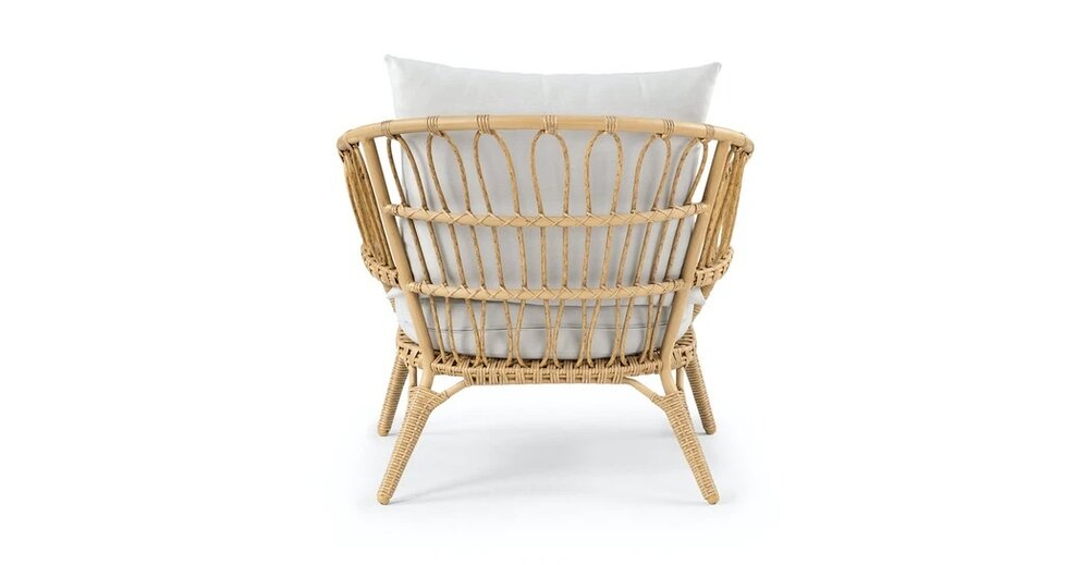 The Outsider Poppy Loungestoel Acaciahout Wicker