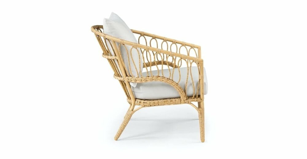 The Outsider Poppy Loungestoel Acaciahout Wicker