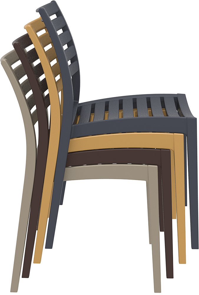 Siesta Ares Stapelbare Tuinstoel Wit (Per 2 Stuks)