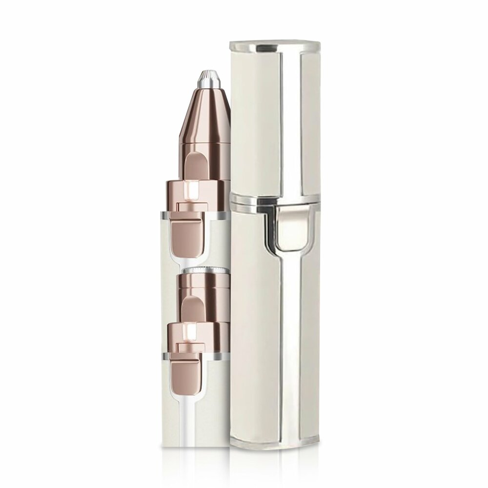 Sansbeaut&eacute;&reg; 2-In-1 Wenkbrauw En Gezichtstrimmer | White Classic Edition