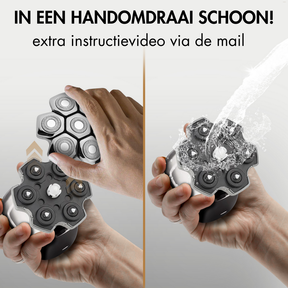 Sansbeaut&eacute;&reg; Hoofdscheerapparaat + Extra Scheerkop | Pro Magnetic