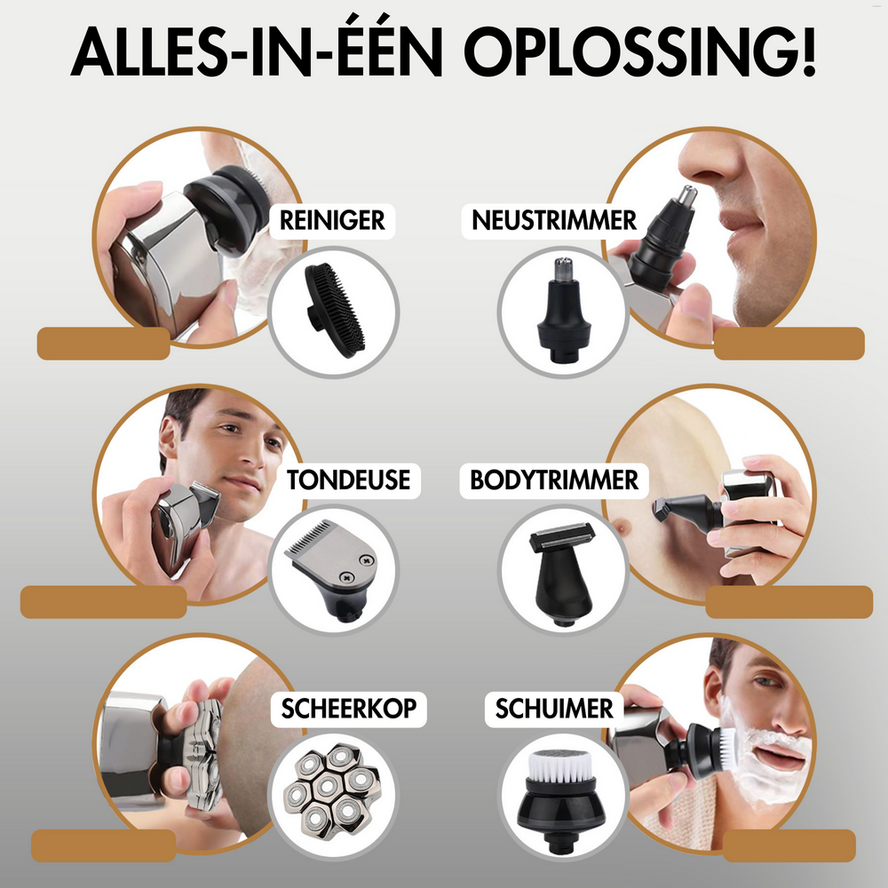 Sansbeaut&eacute;&reg; Hoofdscheerapparaat + Extra Scheerkop | Pro Magnetic