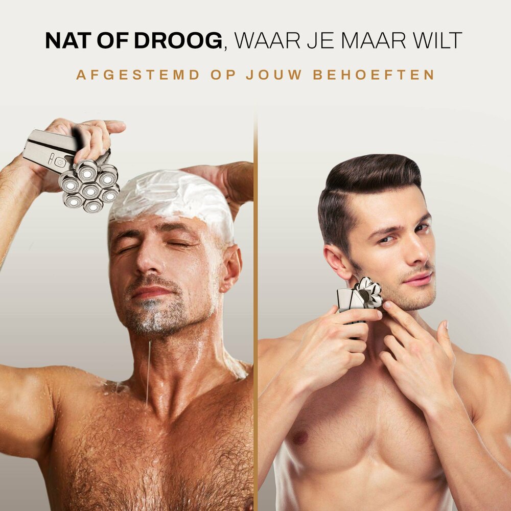 Sansbeaut&eacute;&reg; Hoofdscheerapparaat + Extra Scheerkop | Rpm Max