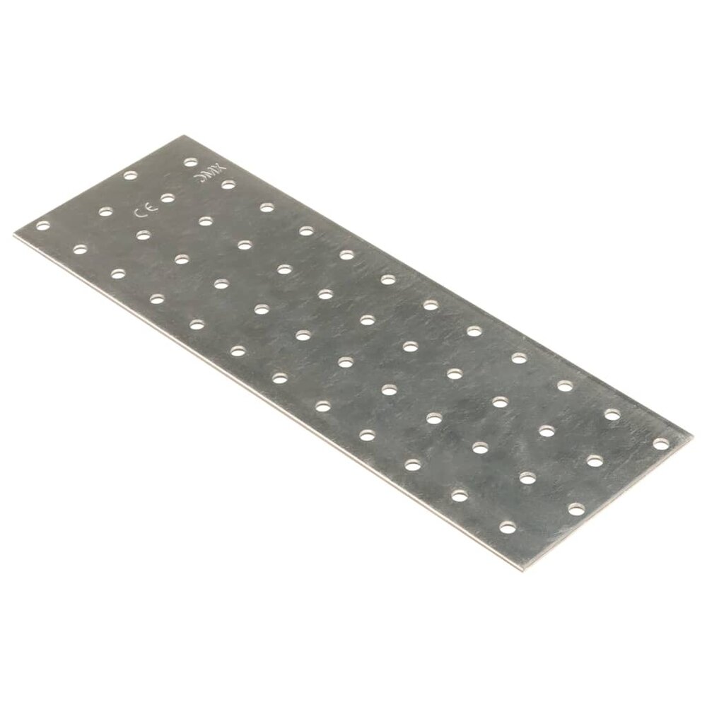 Platen geperforeerd 20 st 2 mm 240x80 mm gegalvaniseerd staal