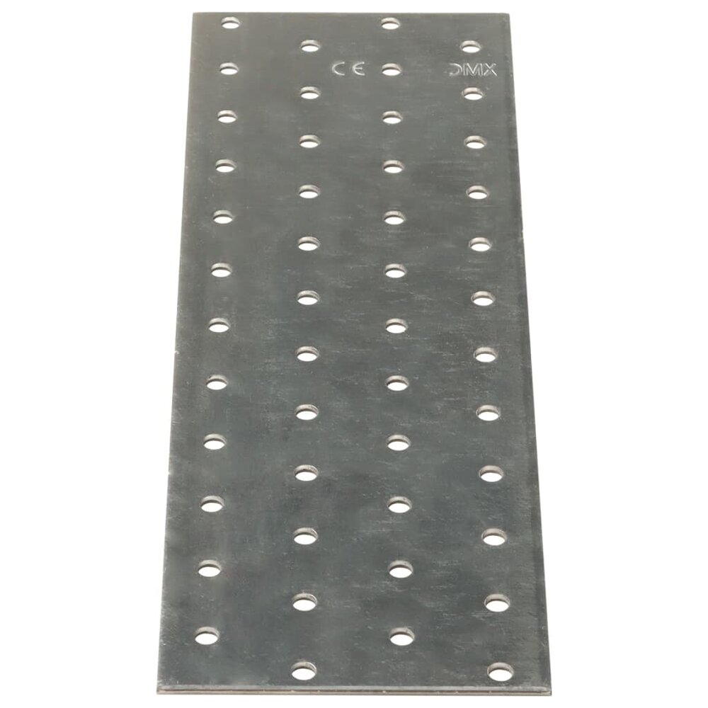 Platen geperforeerd 20 st 2 mm 240x80 mm gegalvaniseerd staal