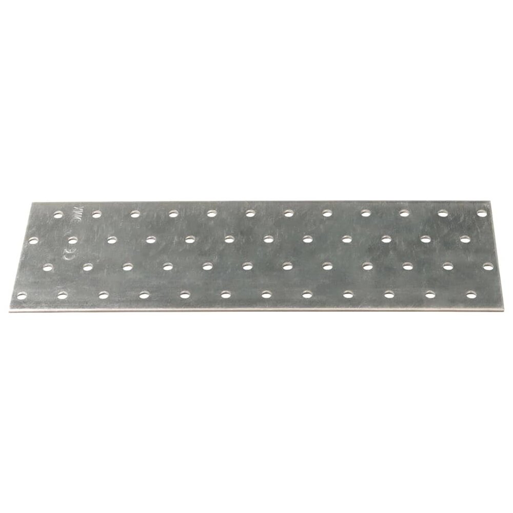 Platen geperforeerd 20 st 2 mm 240x80 mm gegalvaniseerd staal