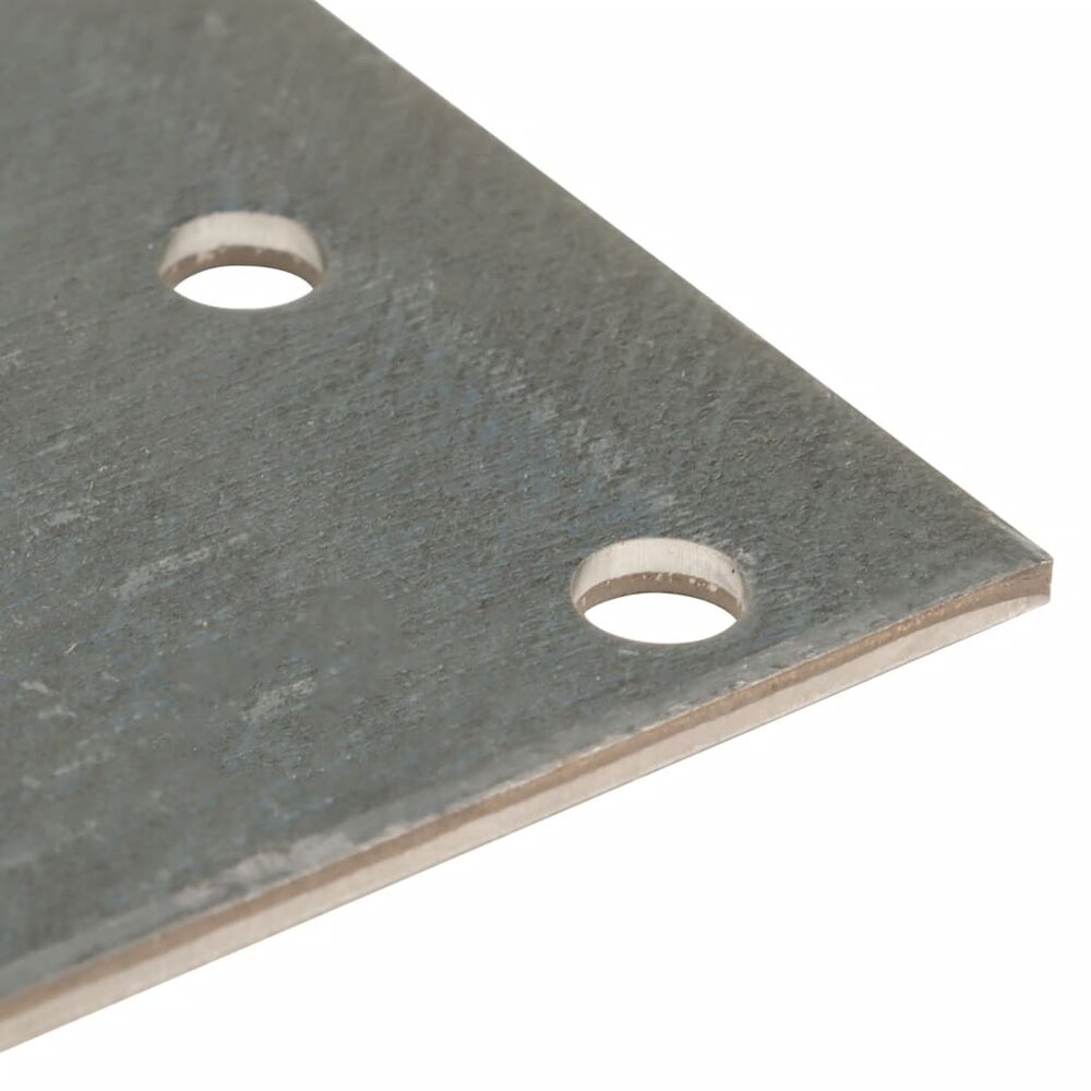 Platen geperforeerd 20 st 2 mm 240x80 mm gegalvaniseerd staal
