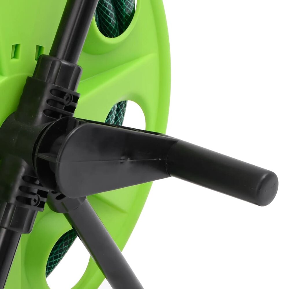 Slanghaspelkar en slangkoppelset 0,75&amp;quot; staand 20 m PVC groen