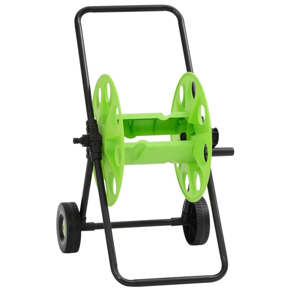 Slanghaspelwagen voor 60 m 1/2&amp;quot; slang staal groen