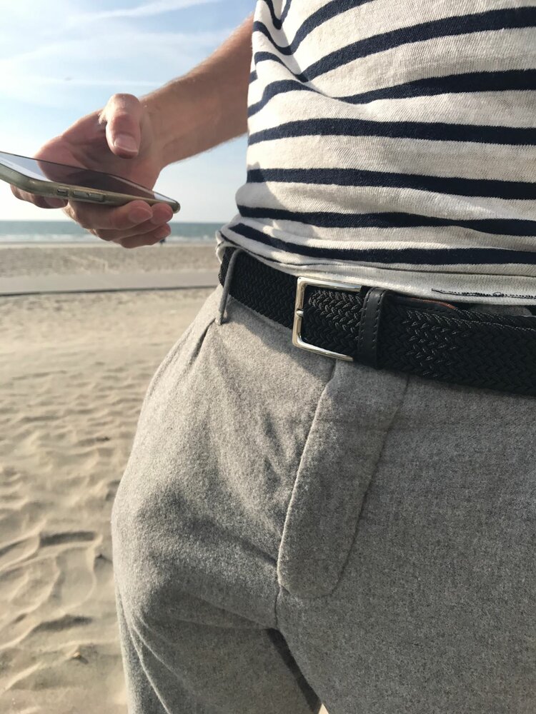 Elastische Riem -  Stretch Riem - Gevlochten Zwart En Tactical Belt - Koppelriem - 2 Stuks -  Zwart 150