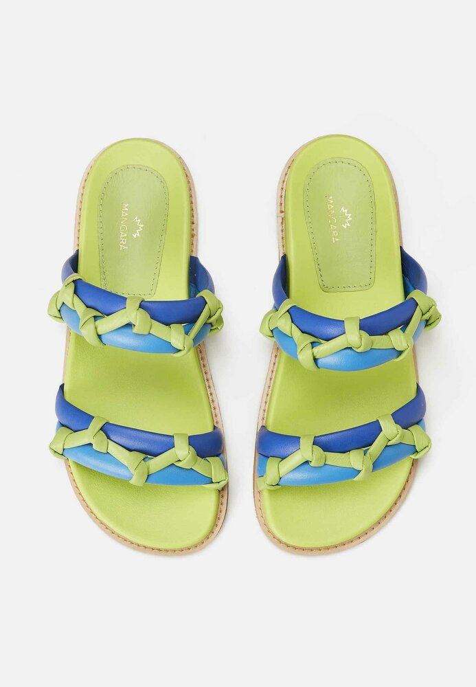 Mangar&aacute; Women&#039;s Slippers Lichia Leather Green 39