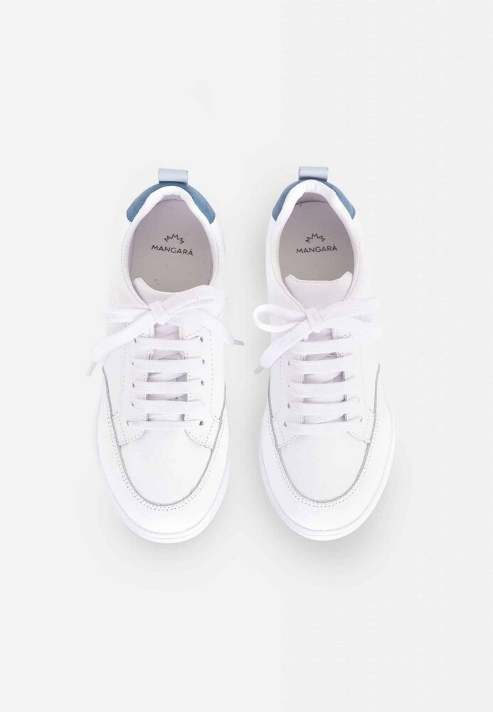 Women&#039;s Sneakers Leather - Mangar&aacute; Angelim White 37