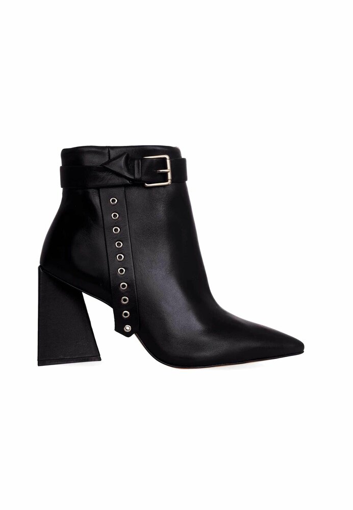 Mangar&aacute; Salvia Ankle Boot Heeled - Stylish Leather Footwear Green 40