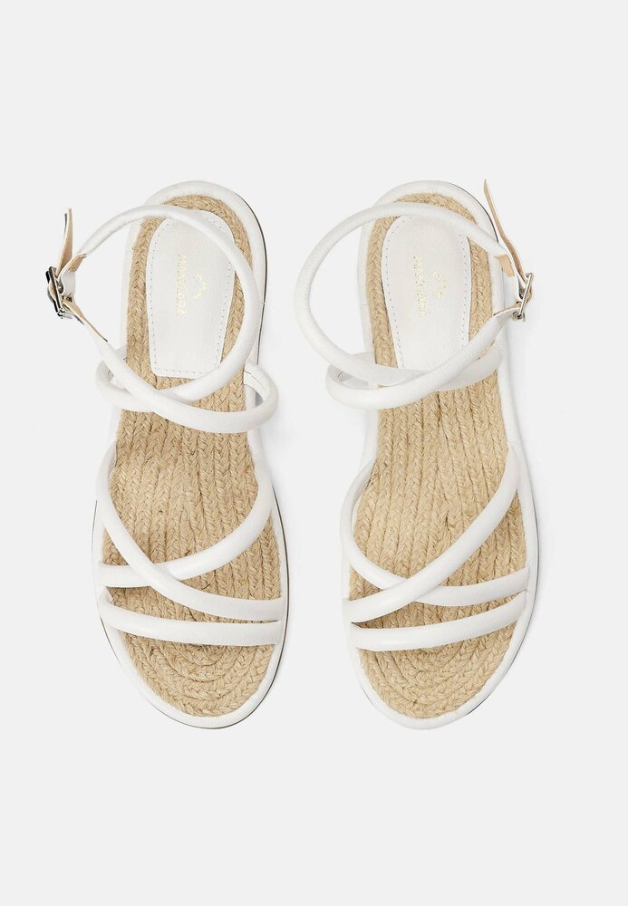Mangar&aacute; Angico Women&#039;s Leather Sandals Golden 37