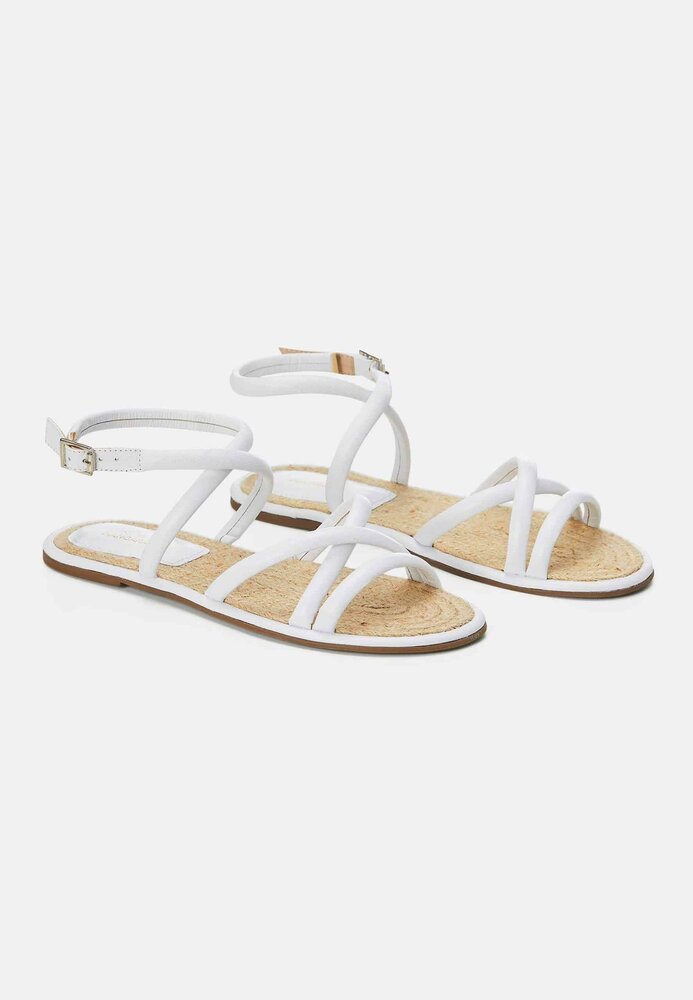 Mangar&aacute; Angico Women&#039;s Leather Sandals Golden 38