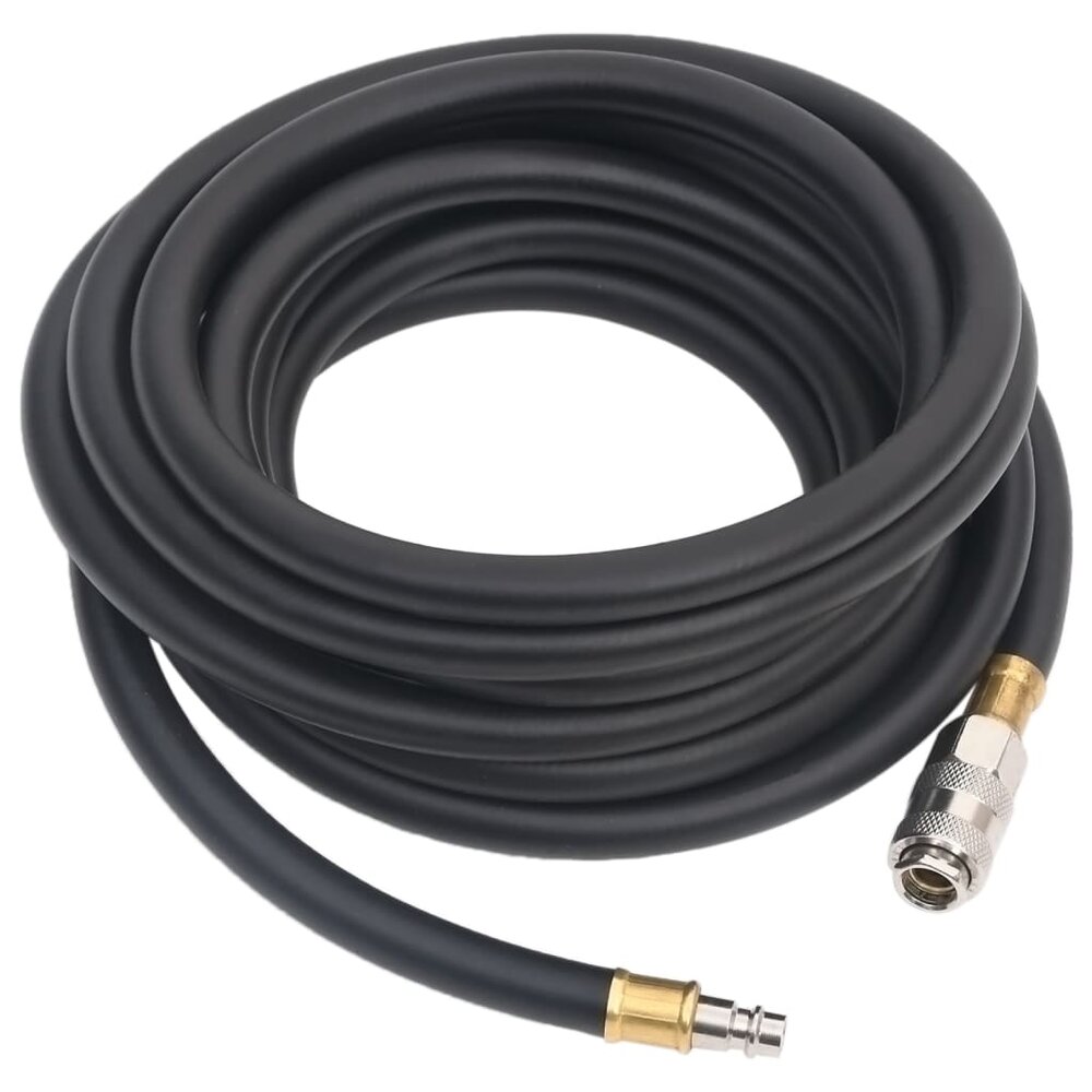 Luchtslang hybride 0,6&#039;&#039; 5 m rubber en PVC zwart