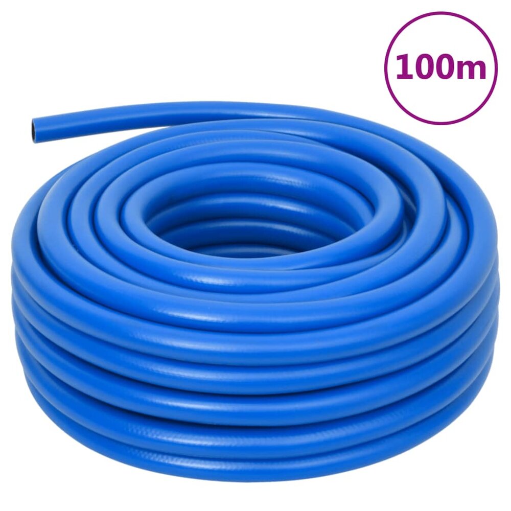 Luchtslang 0,7&#039;&#039; 100 m PVC blauw