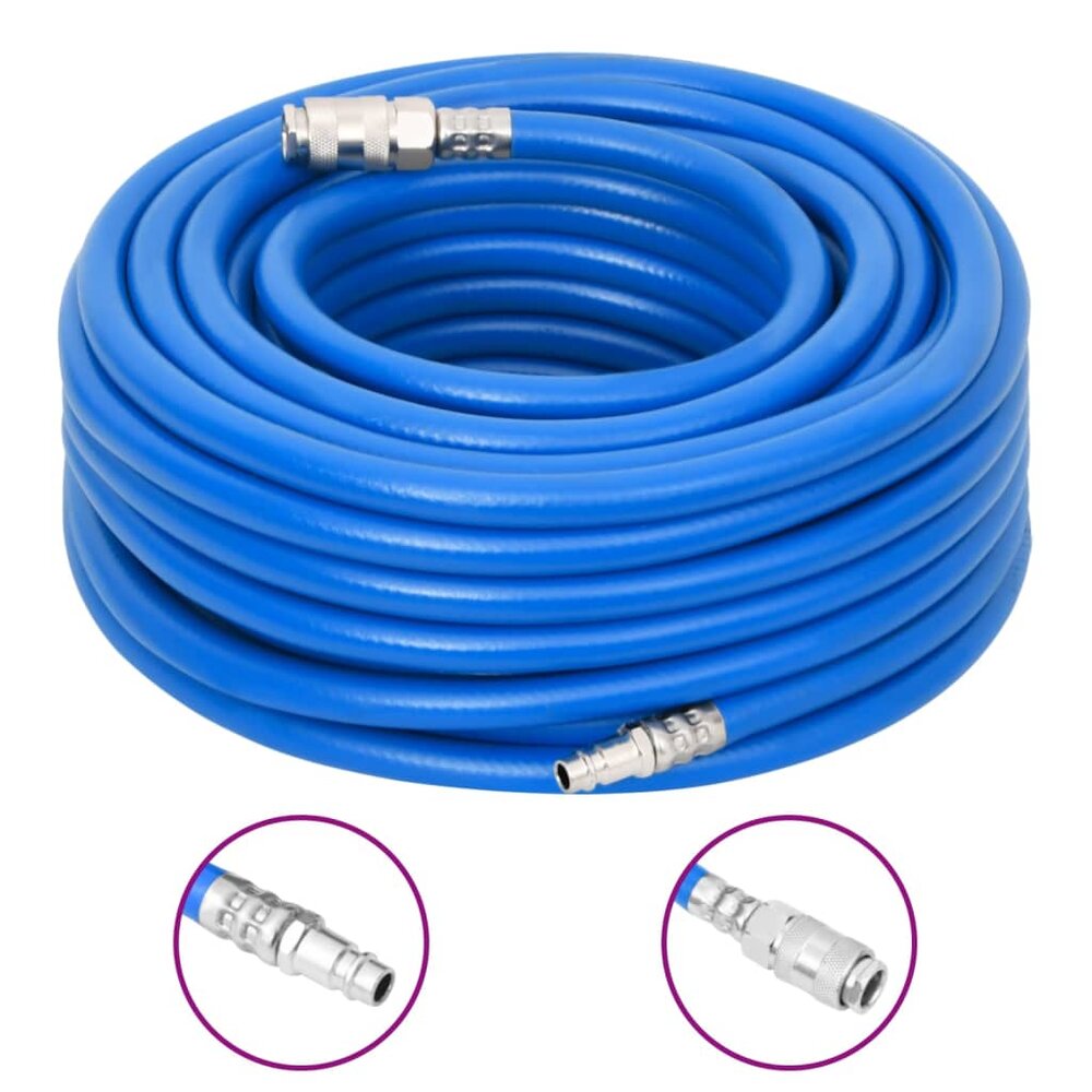 Luchtslang 0,6&#039;&#039; 2 m PVC blauw
