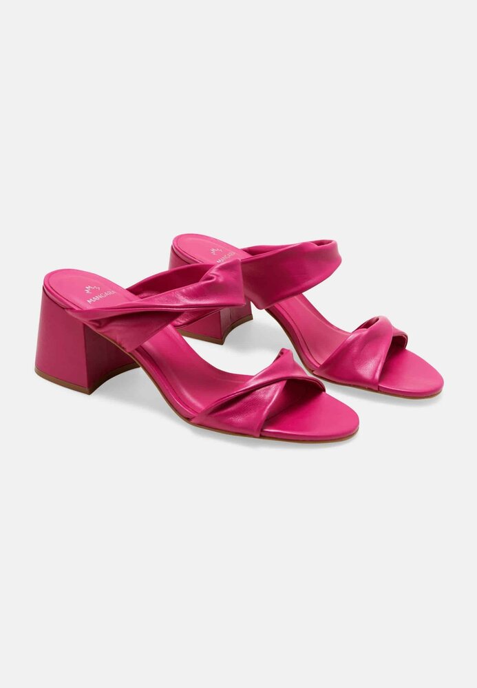Mangar&aacute; Xaxim Mules Block Heel - Elegant Summer Style Green 37