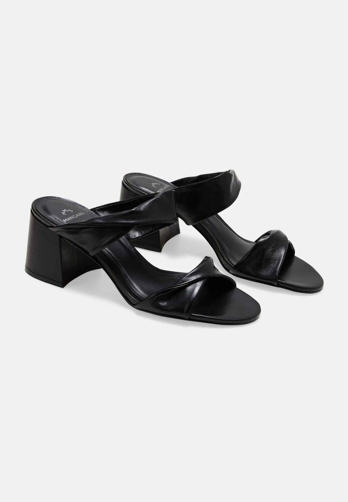 Mangar&aacute; Xaxim Mules Block Heel - Elegant Summer Style Green 40