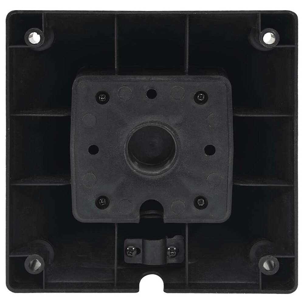 Tuinstopcontact met lamp en grondpin 2-wegs 16x16x39,5 cm