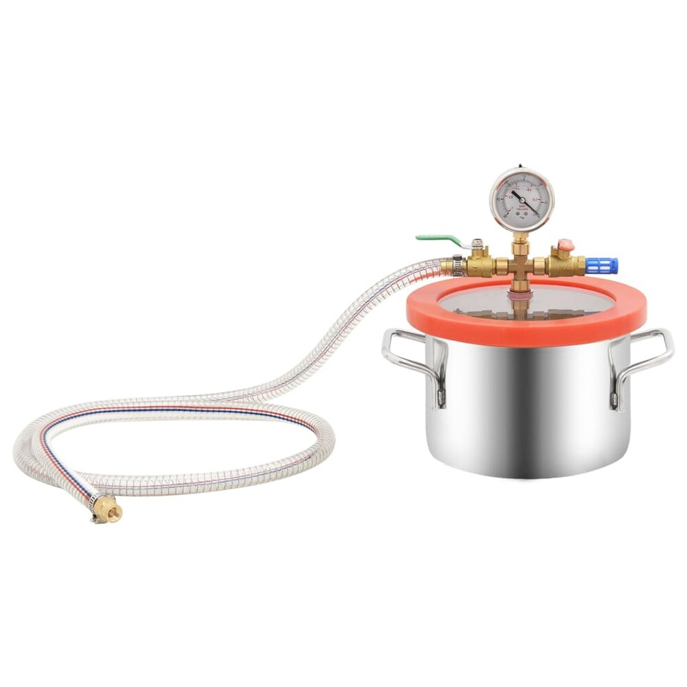Vacu&uuml;mkamer met 2-traps pomp 3,7 L
