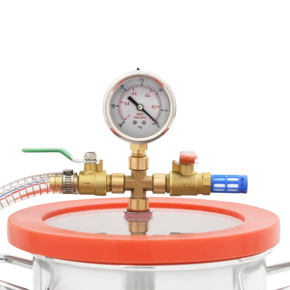 Vacu&uuml;mkamer met 2-traps pomp 3,7 L