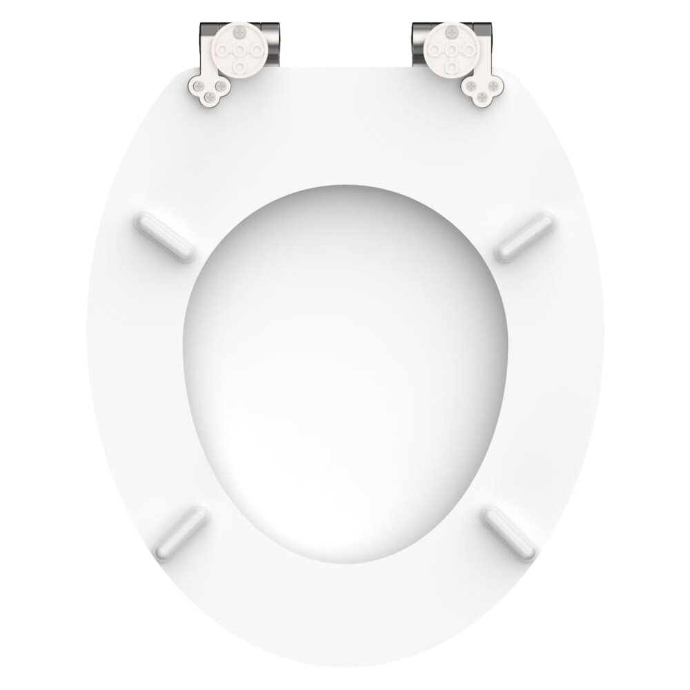 Toiletbril met soft-close SHELL HEART MDF hoogglans