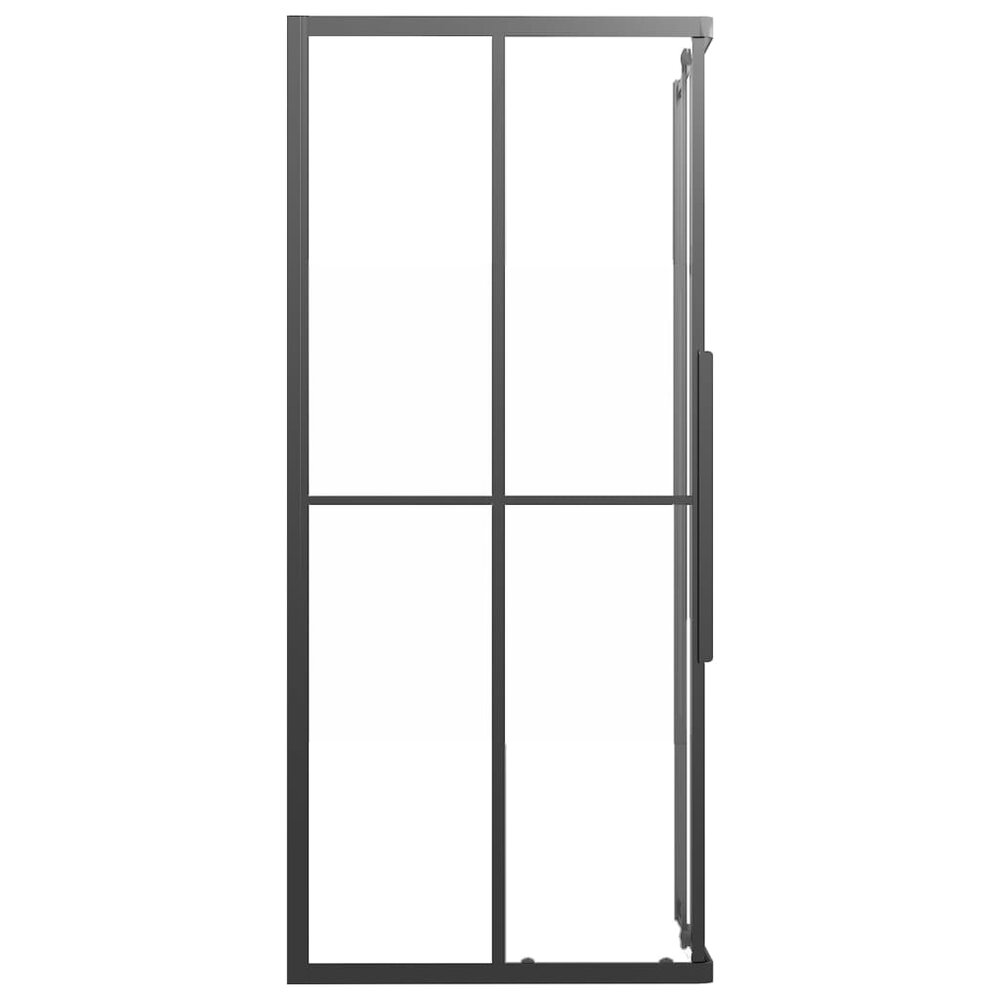 Douchecabine 80x70x180 cm mat ESG zwart