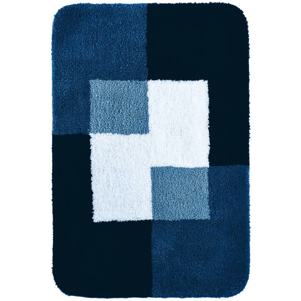 Badkamermat Coins 60x90 cm blauw 7103303