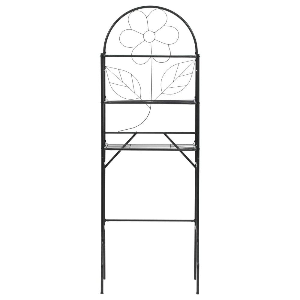 Badkamerrek 60x33x174 cm zwart