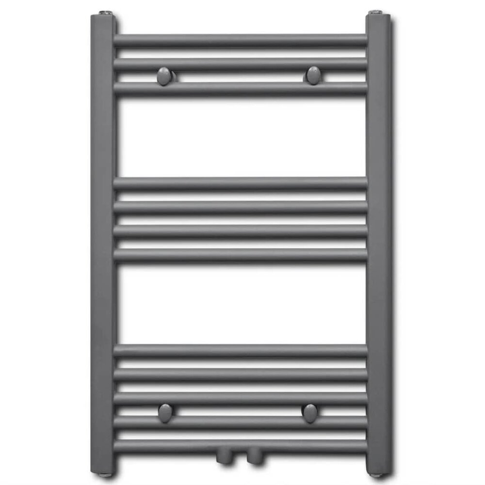 Radiator / handdoekenrek recht 500x764 mm grijs