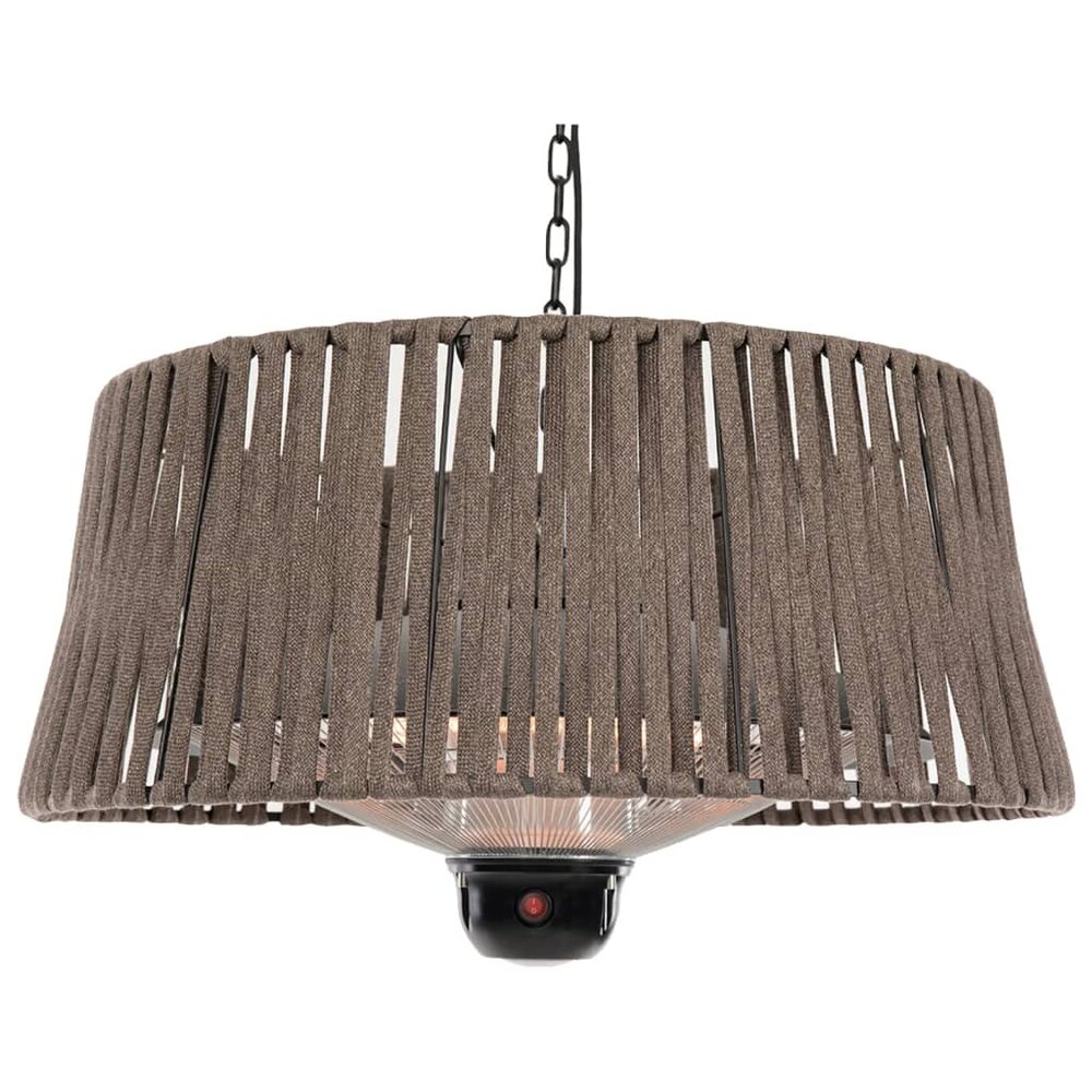 Hangende verwarmer Artix Corda 1800 W halogeen bruin