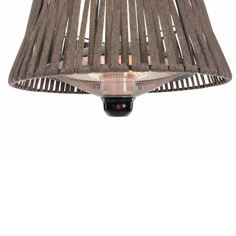 Hangende verwarmer Artix Corda 1800 W halogeen bruin