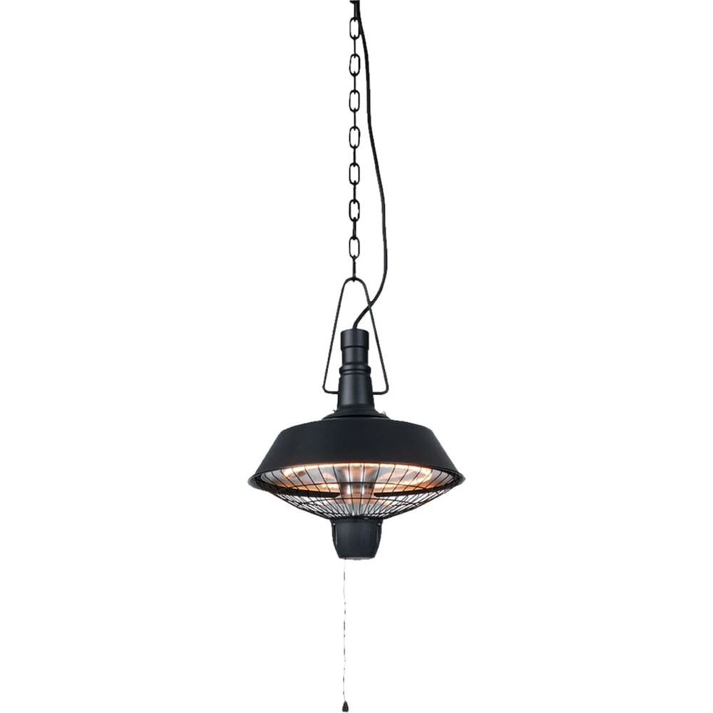 Hangende verwarmer Indus 2100 W halogeen zwart RSH16