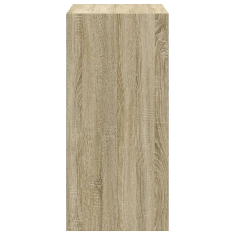 Kledingkast 77x48x102 cm bewerkt hout sonoma eikenkleurig