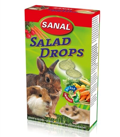 Sanal Knaagdier 3-Pack Drops Yogurt / Salad / Wild Berry 3X45 GR