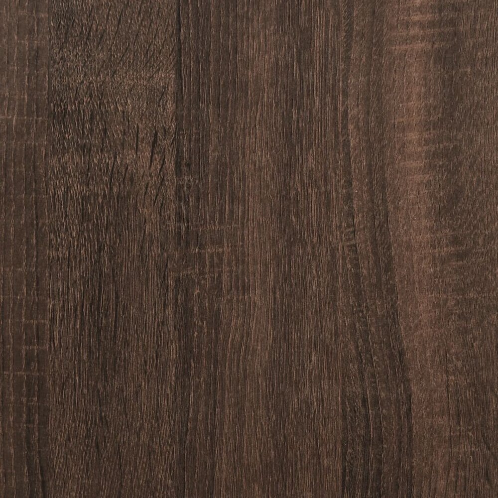 Kledingkast 48x41x102 cm bewerkt hout bruin eikenkleurig