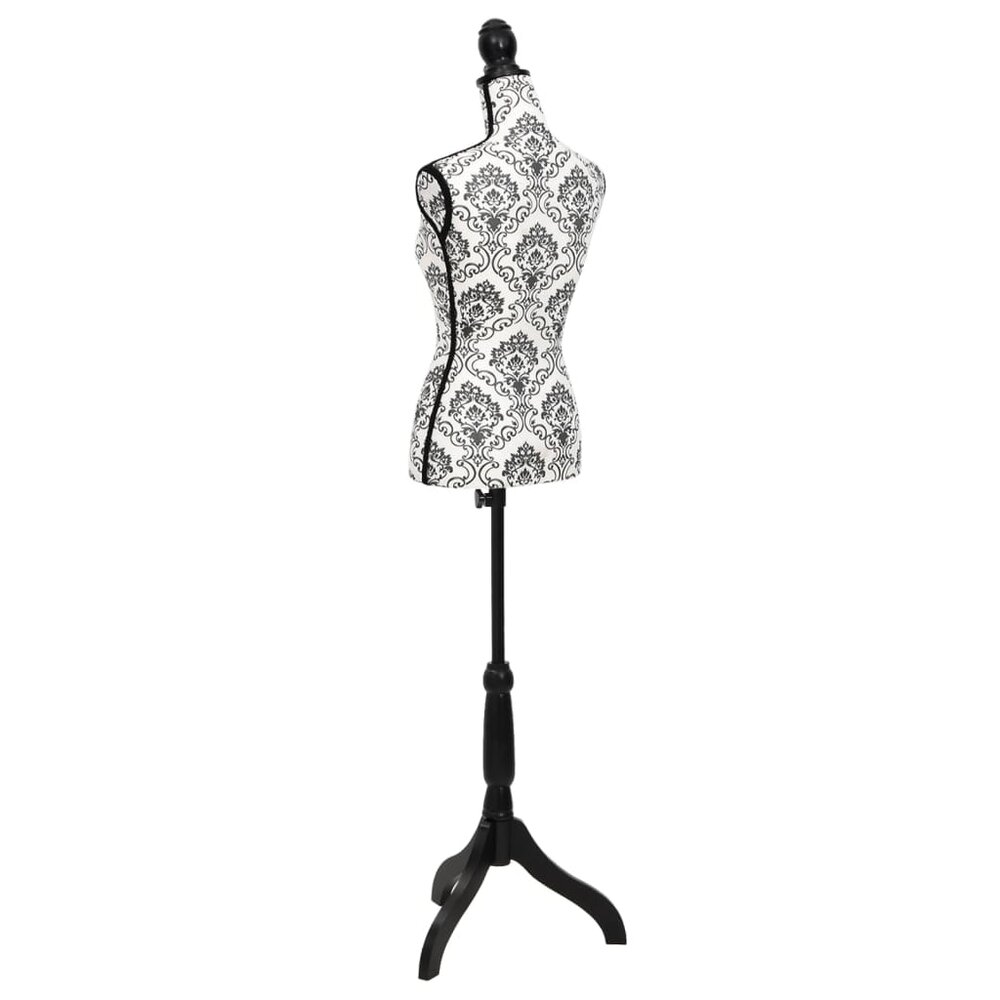Etalagepop torso vrouw zwart wit